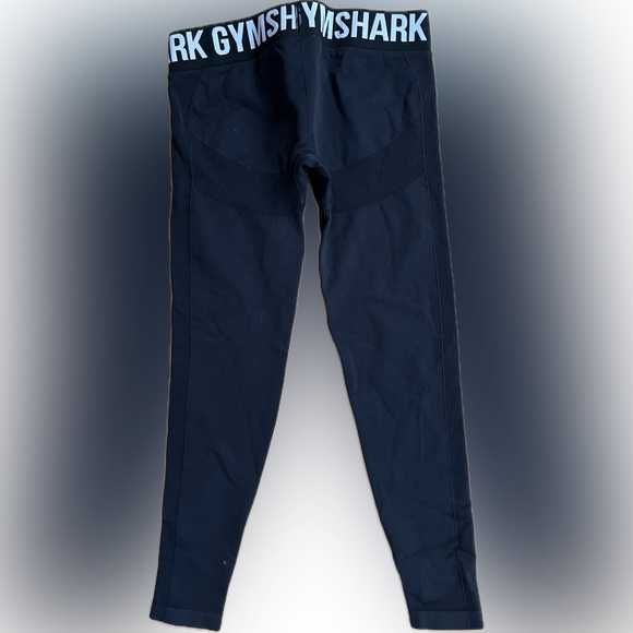 🦈 NWOT Black Flex Leggings | Low Rise | Gymshark | 22.5” Inseam | Size Small - Picture 16 of 17